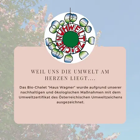 Bio-chalet Haus Wagner Ferienhaus